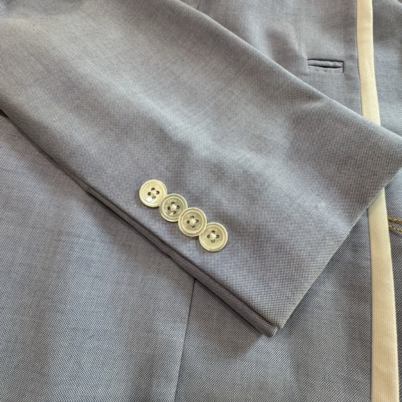 Women's‎ Brooks Brothers Supima Cotton Jacket Size 10 Blue Nautical - Picture 9 of 11